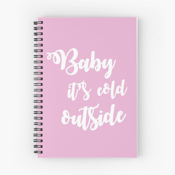Item preview, Baby it's cold outside millennial pink designed and sold by Gaiascd.