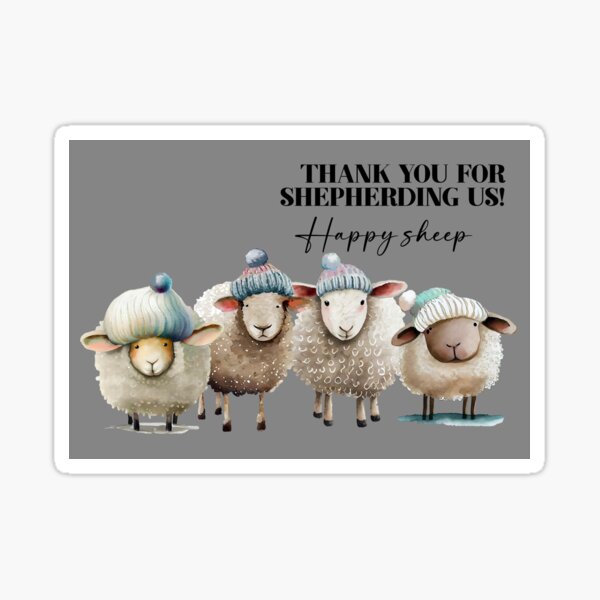 12 Large Stickers, Sheep Appreciation, Elder Appreciation, Gratitude, for  Gift Wrapping, Jw Gifts, Jw Life, Congregation, Cute, Spanish 