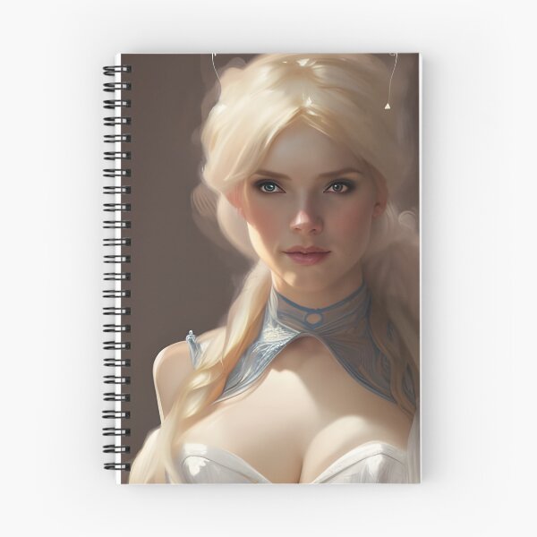 Item preview, Sexy Blonde North Pole Elf in Blue Bikini Blue Lacy Choker White Corset designed and sold by Eliteijr.