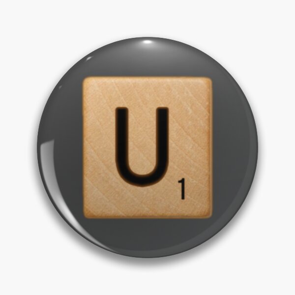 Item preview, Scrabble Tile Letter U Initial "U" designed and sold by RstyBcktWkshp.