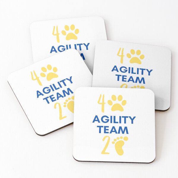 Item preview, Agility team 4 legs and 2 feet in yellow and blue designed and sold by PausePapote.