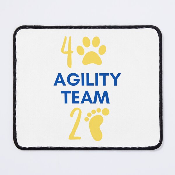 Item preview, Agility team 4 legs and 2 feet in yellow and blue designed and sold by PausePapote.