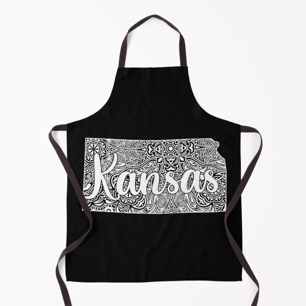 Item preview, Patriotic Decorative Mandala Style Map of Kansas designed and sold by mrhighsky.