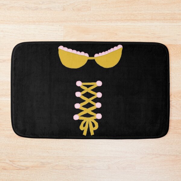 Item preview, Corset ribbon and bra with Gold and pink lace designed and sold by Hypnotees.