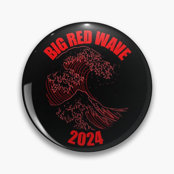 Item preview, Big Red Wave 2024 Vote Republican Wave GOP Red Wave Gear designed and sold by DynamicDesign.