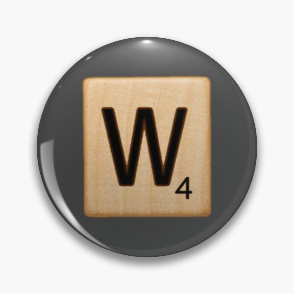 Item preview, Scrabble Tile Letter W Initial "W" designed and sold by RstyBcktWkshp.