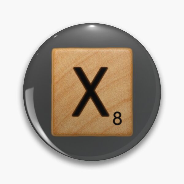 Item preview, Scrabble Tile Letter X Initial "X" designed and sold by RstyBcktWkshp.