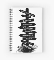 The Lands Of Once Upon A Time Spiral Notebook