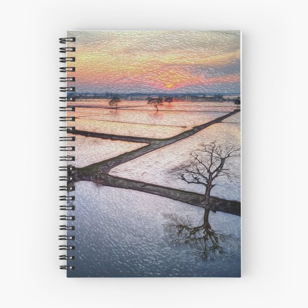 Item preview, Receding Floods Sunset in Plastic designed and sold by Huskyyy Designs.