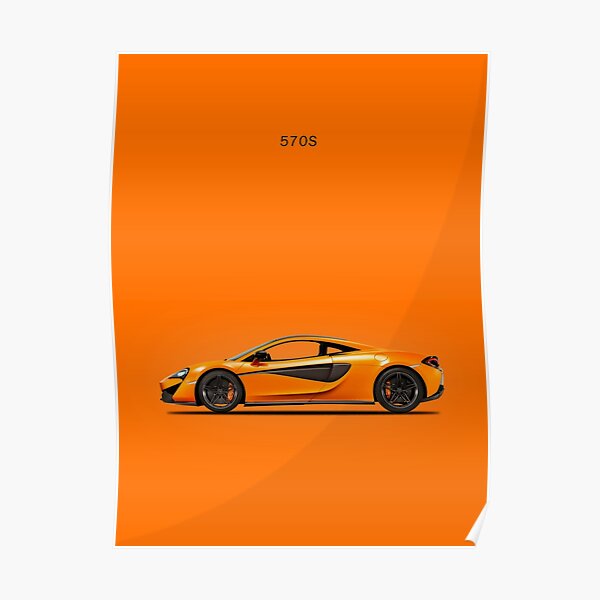 The 570S Supercar Poster