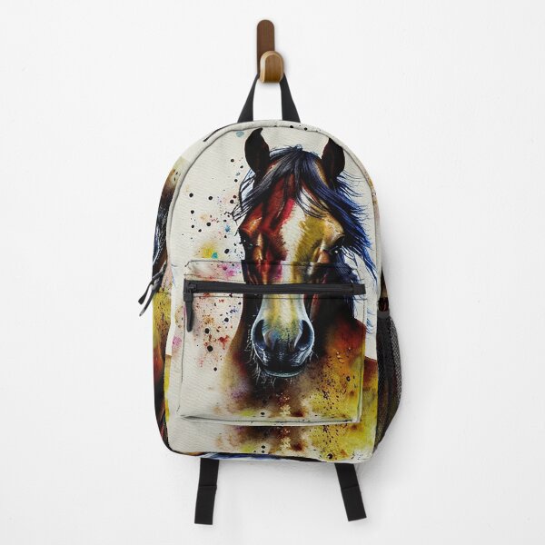 Item preview, Horse face portrait watercolor painting designed and sold by Artforhorse.