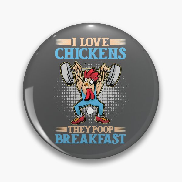 Item preview, I Love Chickens The Poop Breakfast Chicken Egg Farmer designed and sold by TiniClothing555.