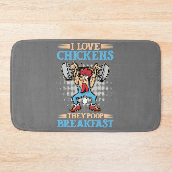 Item preview, I Love Chickens The Poop Breakfast Chicken Egg Farmer designed and sold by TiniClothing555.