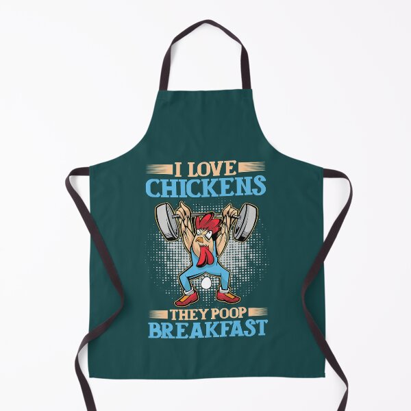 Item preview, I Love Chickens The Poop Breakfast Chicken Egg Farmer designed and sold by TiniClothing555.