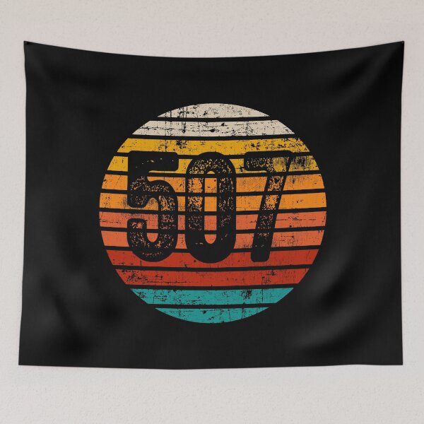 Item preview, Distressed Vintage Sunset 507 Area Code designed and sold by Gold Wings Tees.