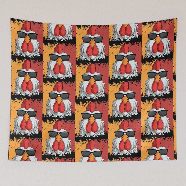 Item preview, Rooster Retro Vintage Sunglasses Chicken Farm Poultry Lover designed and sold by TiniClothing555.