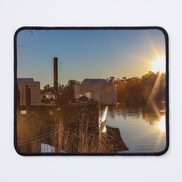 Item preview, Sunset over paddle steamer on Murray river designed and sold by Southern Cross Lifestyle .