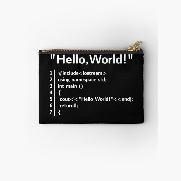 Item preview, Hello World Program - Programmer T-Shirt designed and sold by NoriTEEs.