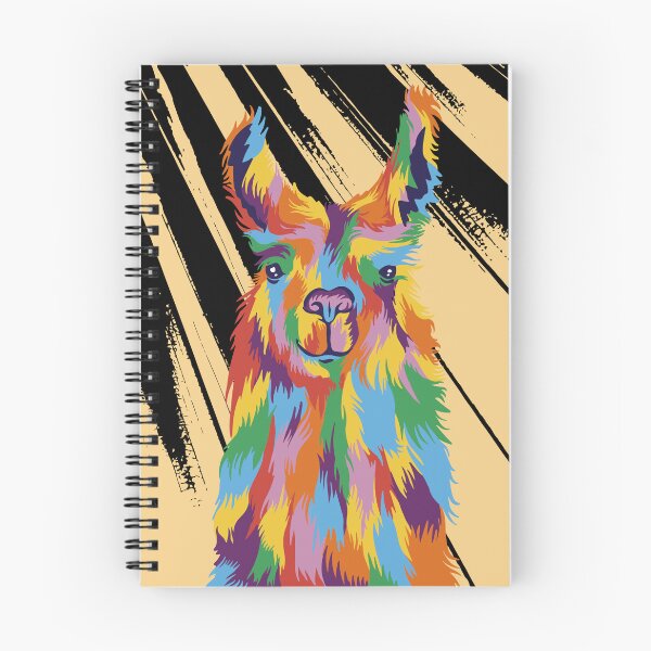 Item preview, Beautiful Abstract Rainbow Llama designed and sold by KaylaStudio.