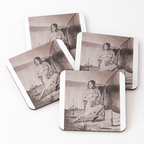 Item preview,  Possessed Woman holding a doll  designed and sold by aprilwebbartist.