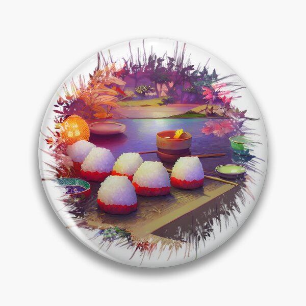 Item preview, japanese food onigiri, My Favourite Food! designed and sold by Digisabella.