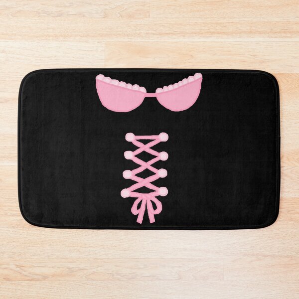 Item preview, Corset ribbon and bra with Pink lace designed and sold by Hypnotees.