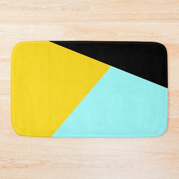 Item preview, NORDIC Color Blocks Yellow Blue Black designed and sold by Delinda Graphic Studio.
