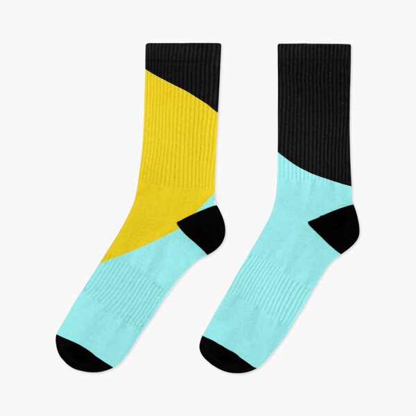 Item preview, NORDIC Color Blocks Yellow Blue Black designed and sold by Delinda Graphic Studio.