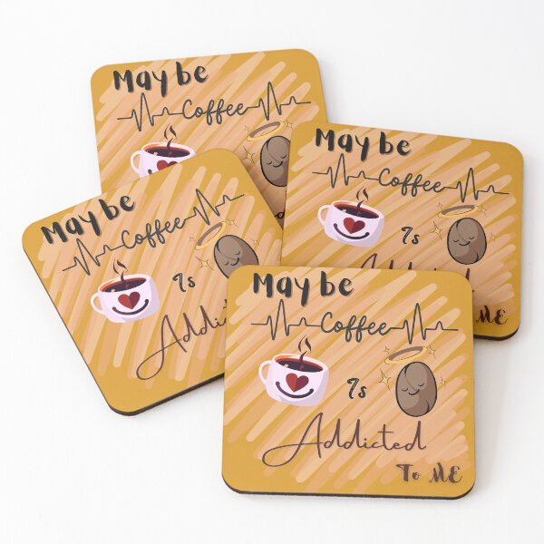 Item preview, Coffee break - may be coffee is addicted to me | coffee design | for coffee lovers |  designed and sold by Arteartz.