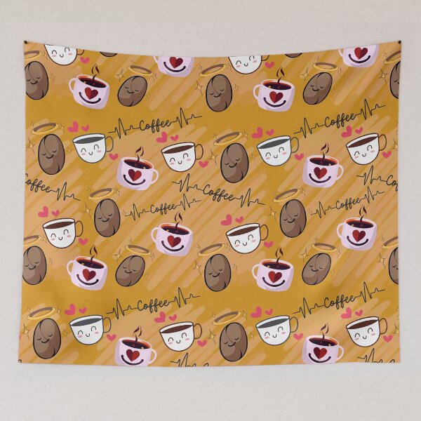 Item preview, Coffee break - may be coffee is addicted to me | coffee design | for coffee lovers |  designed and sold by Arteartz.