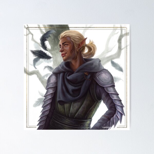 Dragon Age Origins Zevran Arainai Art Print 11x17 inch Open -  Portugal