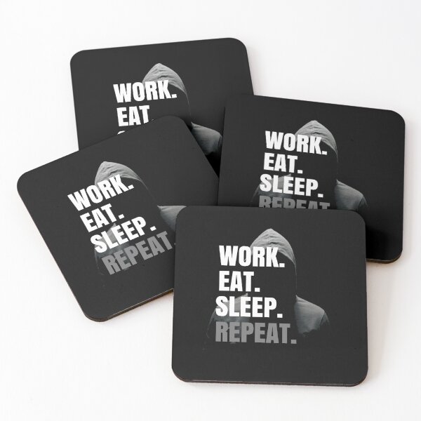 Item preview, Work Eat Sleep Repeat designed and sold by Zeetube.