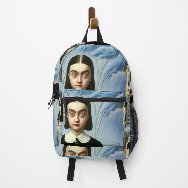 Item preview, Wednesday Addams before the dance - Surrealist portrait No.3 designed and sold by BLACKSUN-SHOP.