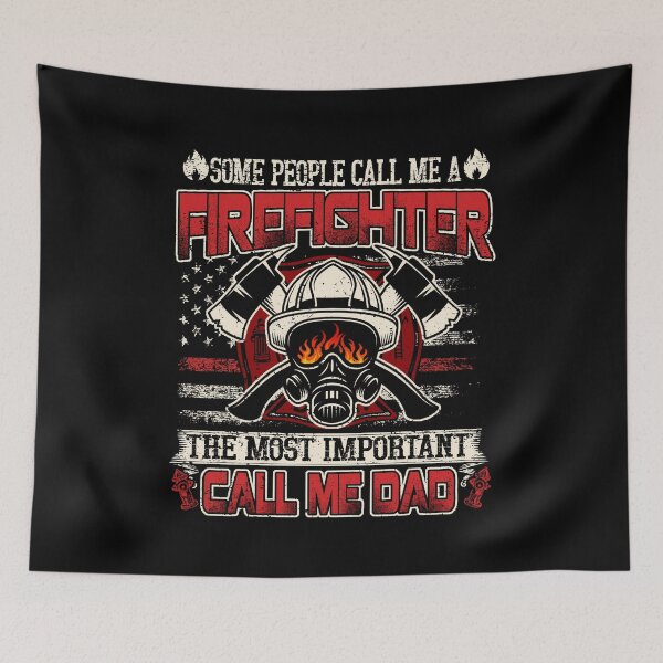 Item preview, Mens Firefighter Dad Flag Design For Proud Fireman Dad Papa designed and sold by KylerHowell.