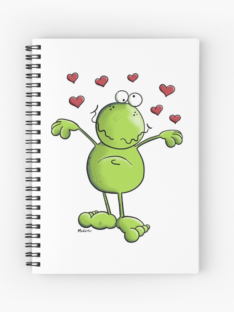 Cuaderno de espiral «Rana enamorada de muchos corazones - Ranas - Dibujos animados - Regalo» de modartis | Redbubble Cuaderno de espiral «Rana enamorada de muchos corazones - Ranas - Dibujos animados - Regalo» de modartis | Redbubble