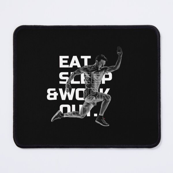 Item preview, Eat Sleep and Workout designed and sold by Zeetube.