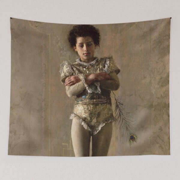 Item preview, Antonio Mancini, Italian, 1852-1930 -- Il Saltimbanco designed and sold by Vintage Designs +.