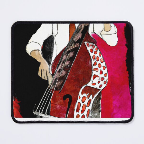 Item preview, Sweet Music Japanese Bass Player Ukiyo-e Style designed and sold by SortaPrettyOk.