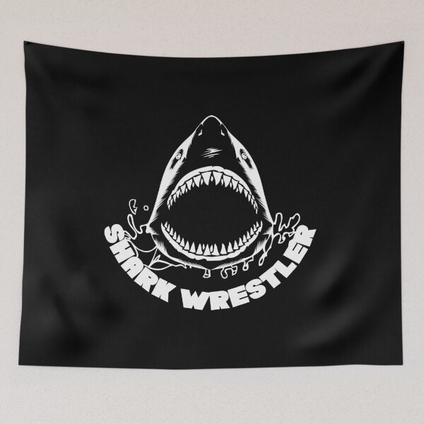 Item preview, Shark Wrestler Funny Amputee T-Shirt designed and sold by HighEndLowCost.