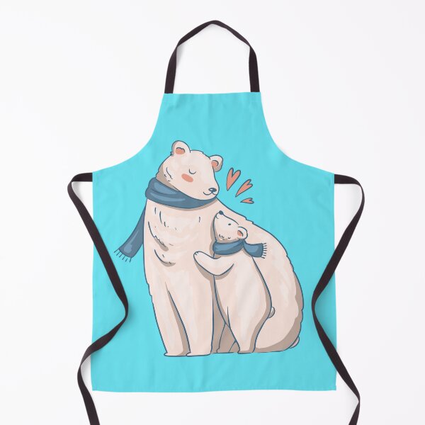 Item preview, Cute Adorable Baby Cub Snuggle Up with Mama Polar Bear designed and sold by KaylaStudio.
