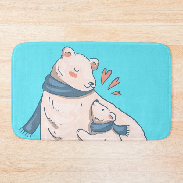 Item preview, Cute Adorable Baby Cub Snuggle Up with Mama Polar Bear designed and sold by KaylaStudio.