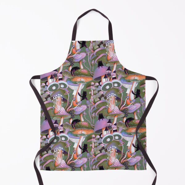 Item preview, Mushrooms and cats designed and sold by JuliaGosteva.
