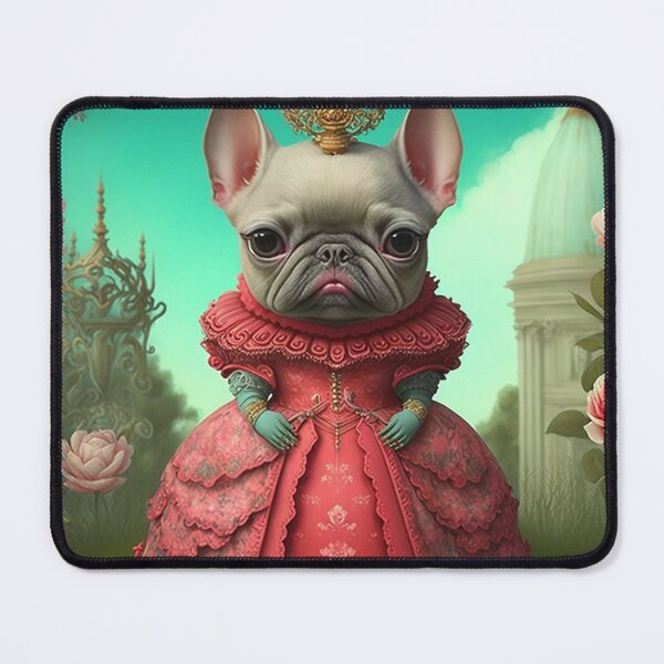 Item preview, Little Princess frenchie dog doll in a surreal landscape designed and sold by ladarkepoque.