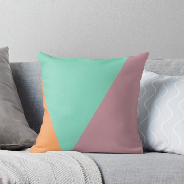 Item preview, NORDIC Color Blocks Green Pink Orange designed and sold by Delinda Graphic Studio.
