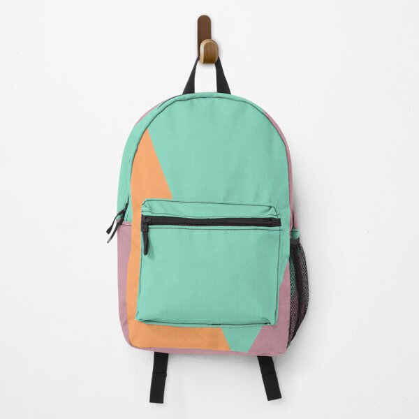 Item preview, NORDIC Color Blocks Green Pink Orange designed and sold by Delinda Graphic Studio.