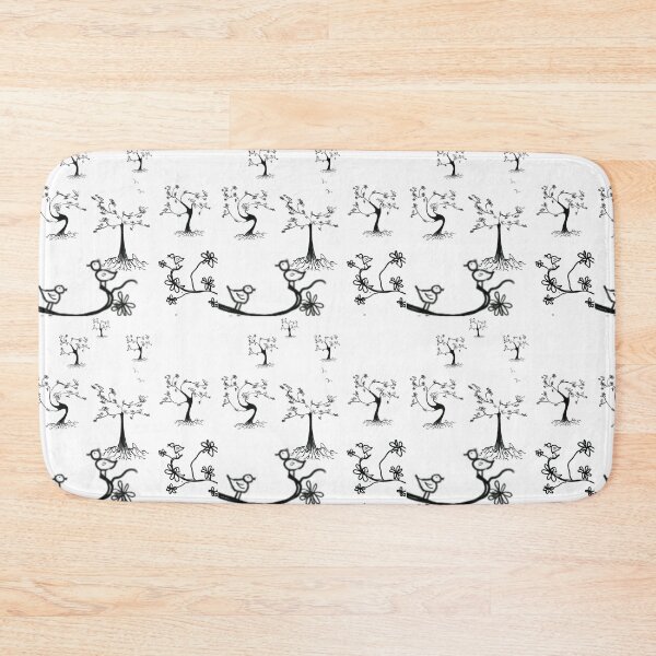 Item preview, Bird in dancing trees designed and sold by Jacinta hunt.