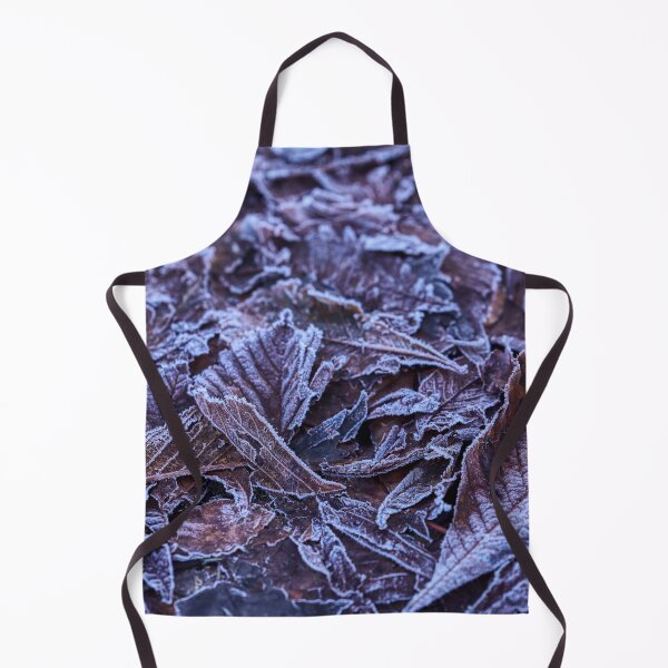 Item preview, Frozen Brown Leaves Photograph designed and sold by Marcin W Photography.