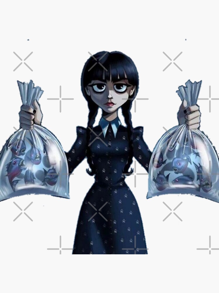 Wednesday Thing Sticker  Addams family characters, Halloween drawings,  Halloween painting