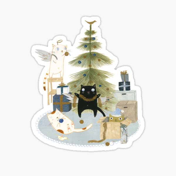 Weihnachtsvorbereitungen Sticker