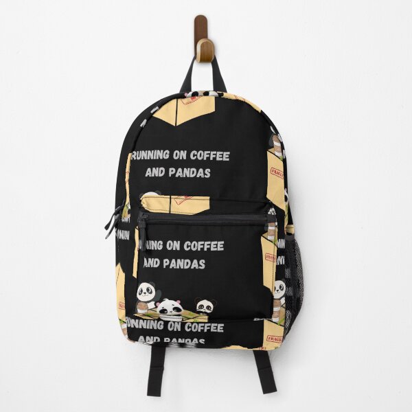 Item preview, Running on Coffee and Import Pandas Python Joke design designed and sold by t1n3333.